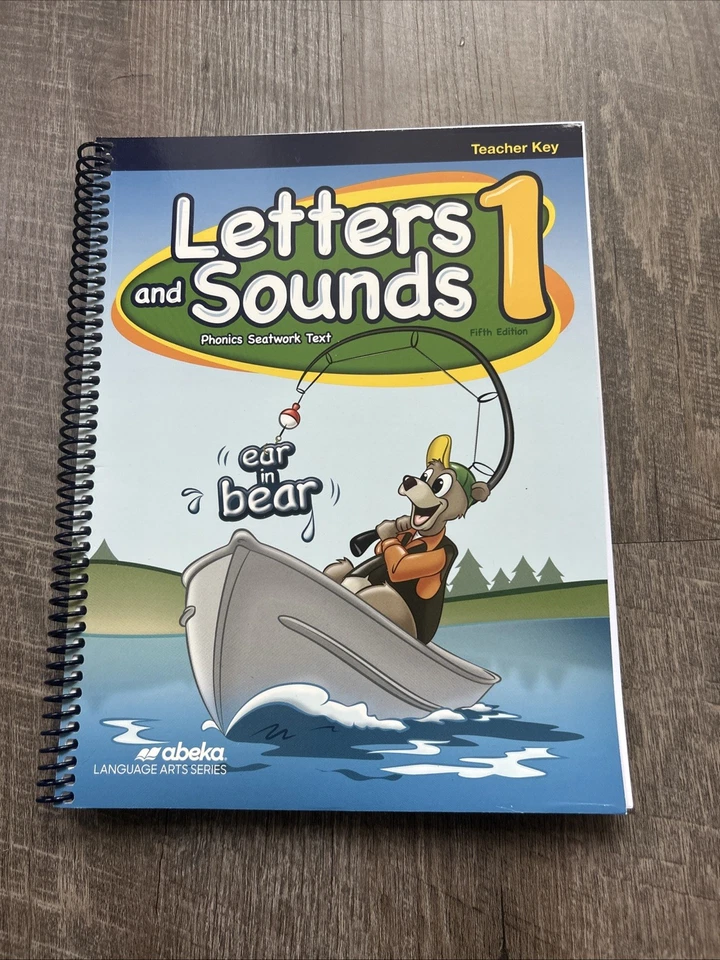Abeka 1st Grade Letters And Sounds 1 Phonics Seatwork Text Teacher Key. - Image 1 of 1