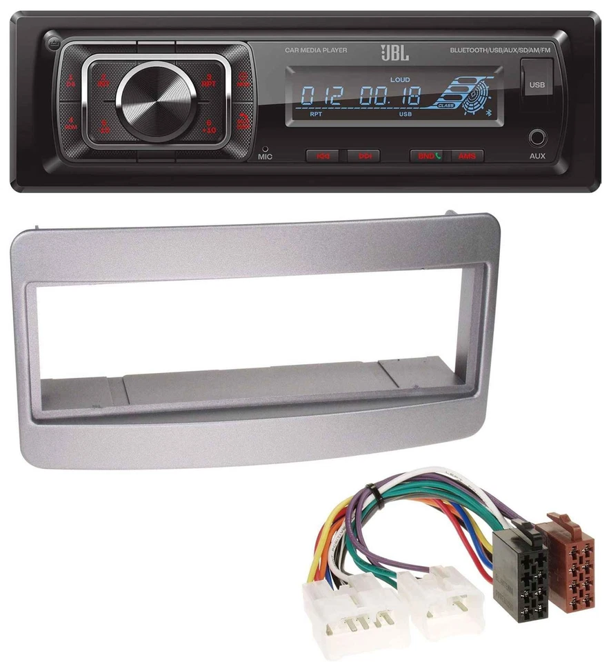 JBL SD AUX MP3 USB Bluetooth Autoradio für Toyota Celica MR2 dunkelsilber - Bild 1 von 4