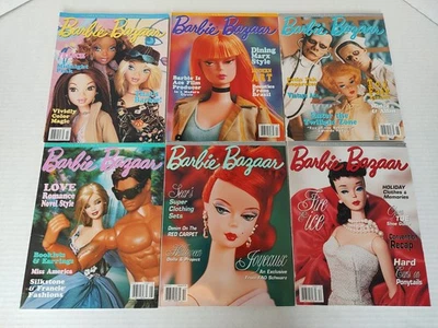 Vintage 2003 Barbie Bazaar Magazines Lot of 6 Complete Year Barbie Collector - Image 1 of 4