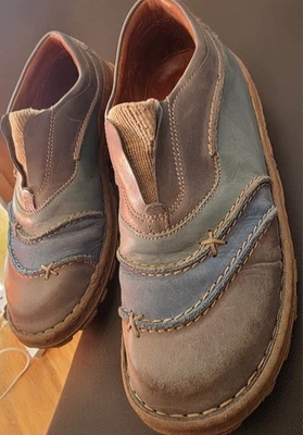 Josef Seibel Women's Blue/grey toned Leather Shoes EU 40/UK 6.5. Preloved - Image 1 of 4