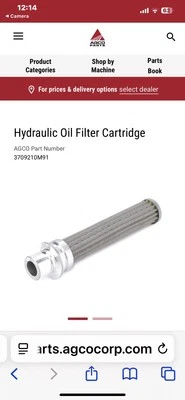 Filtro de aceite Massey Ferguson nuevo, genuino, para tractores, Foto 1 de 4