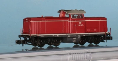 Minitrix 16124, Spur N, DB Diesellok V 100 202, rot , Epoche 3,   Digital +Sound - Bild 1 von 4