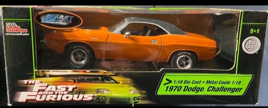 Fast And Furious 1970 Dodge Challenger 1:18 Scale Diecast Racing Champions NIB - Image 1 of 1