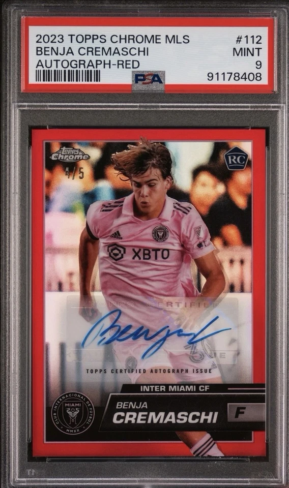 2023 Topps Now MLS Benjamin Cremaschi /5 - Image 1 of 1