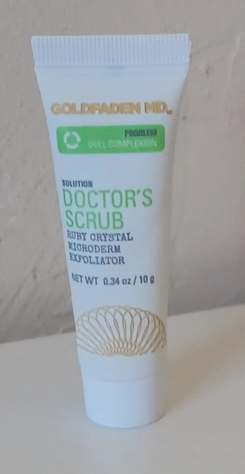 GOLDFADEN MD Doctor's Scrub RUBY Crystal Microderm Exfoliator 0.34 oz travel NEW - Image 1 of 1