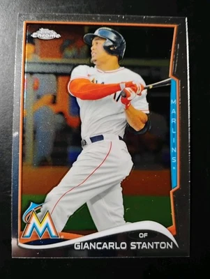 D4 2014 Topps Chrome Giancarlo Stanton #173 Marlins New York Yankees - Image 1 of 2