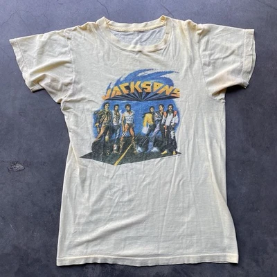 Винтажная футболка 1984 Jackson 5 Victory Tour M Michael Jackson King of Pop США - Изображение 1 из 4