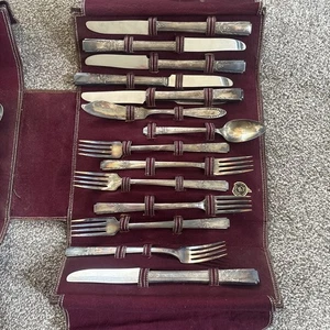 Juego de 28 piezas vintage Oneida Mfg Co. enchapado en plata - Imagen 1 de 12