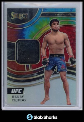 2021 PANINI SELECT UFC #SS-HCJ HENRY CEJUDO SWATCHES TIE-DYE PRIZMS /25 - Изображение 1 из 4