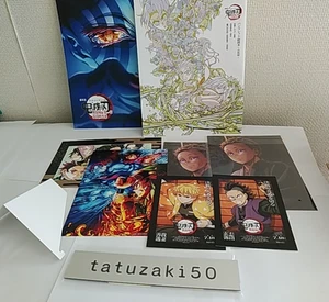 Juego de tablero de arte y folleto de Shikishi Infinity Castle de bonificación de película de Demon Slayer Japón - Imagen 1 de 9