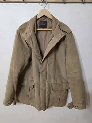 Abrigo Chaqueta Hombre TASSO ELBA Camel Gamuza Y Pana Mezcla Talla Grande Bonito Foto 1 de 4