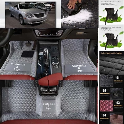 For Chrysler Sebring Car Floor Mats Custom Waterproof Auto Liners Carpets Foto 1 de 4