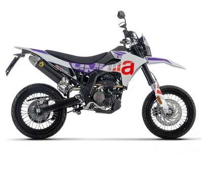 Tubo Escape Arrow Thunder AKN Aluminio Negro tapa INOX Aprilia RX / SX 125 2025 - Imagen 1 de 3