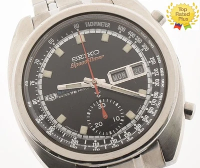 RARE *Overhauled* Seiko Speed ​​Timer 6139-6010 Bruce Lee Automatic Men's Watch - Image 1 of 4