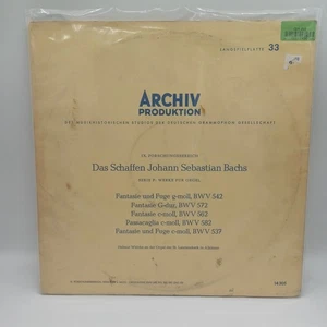 ARCHIV RED STEREO SAPM 14305 BACH SERIE F ORGAN WORKS Vinyl Record LP - Picture 1 of 2