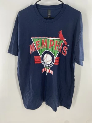 Memphis Redbirds 1998 Shirt Mens XL Blue Minor League Baseball - Image 1 of 3