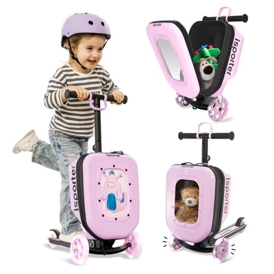 iSporter Equipaje Scooter para Niños Edades 2-5 o 3-5 | Maleta Scooters... Foto 1 de 4