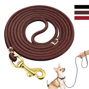 Soft Genuine Leather Dog Leash Small Pet Puppy Walking Training Lead Chihuahua