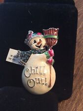 Christmas Snowman Pins