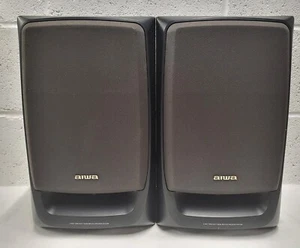 AIWA SX-Z1100 2-way Twin Duct Bass Reflex System Speakers 40w - Picture 1 of 4