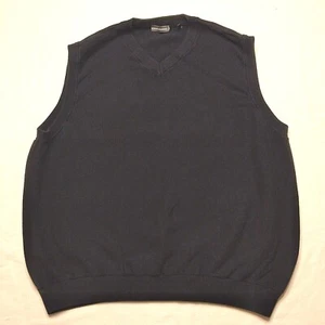 Alan Flusser Chaleco Hombre Tejer Golf Blk Sz XL - Imagen 1 de 8