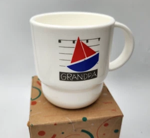 Vintage Tupperware Best Grandpa Coffee Cup / Coffee Mug made in USA, new in box - Bild 1 von 5