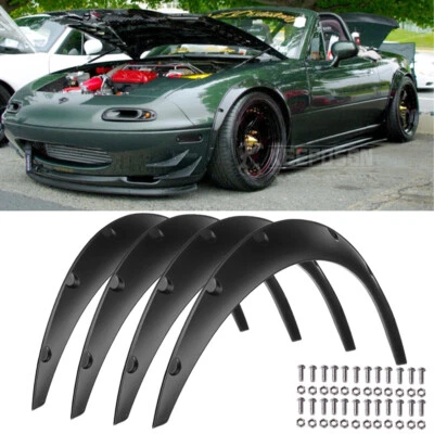 For Mazda MX-5 Miata Fender Flares Wheel Arches Extra Wide Extension Body Kit - Image 1 of 4