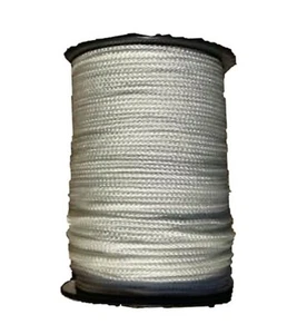 Flechtleine 1mm weiß 100m Rolle, Tauwerk, PP, Reepschnur, Bruchlast 35kg - Bild 1 von 1