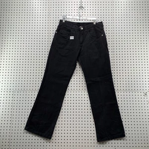 VTG Miskeen Black Denim Jeans Mens Size 34 Fits 33x31 Baggy Hip Hop - Picture 1 of 20
