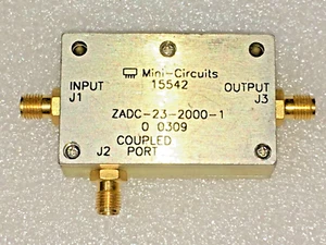 Mini-Circuiti ACCOPPIATORE ZADC-23-2000-1 SMA TIPO 800MHz a 2GHz 23dB Spedizione Gratuita - Foto 1 di 2
