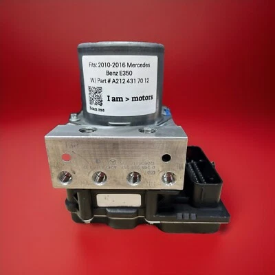 Módulo bomba freno ABS reacondicionado 2010 - 16 Mercedes Benz E350 | A212 431 70 12 Foto 1 de 4