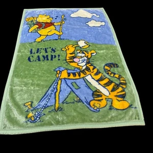 Manta Tigger Vintage Disney Winnie The Pooh Peluche Bebé Manta Senderismo Camping - Imagen 1 de 12