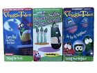 VeggieTales VHS Lot of 3 Are You My Neighbor Larry Boy  Wet Silly Sing Along
