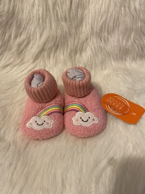 Zapatillas Wonder Nation Niñas Talla 5 Rosa Borroso Arco Iris Botín Zapatos Foto 1 de 4