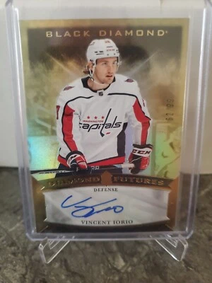 2023-2024 UD BLACK DIAMOND VINCENT IORIO FUTURES RC ROOKIE  AUTO /99 - Image 1 of 2