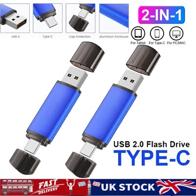 KOOTION UK Type-C 2 in 1 USB Flash Pen Drive Memory Stick Photostick Android/PC/Mac