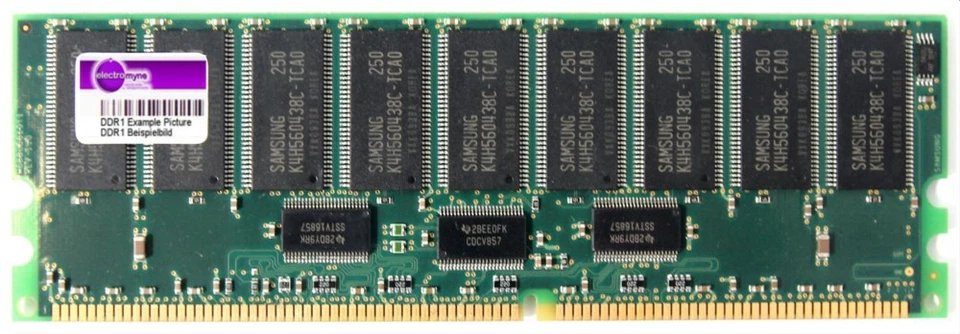 512MB Samsung DDR1 PC1600R 200MHz ECC Reg RAM M383L6420ETS-CA0Q0 HP 175918-042 - Image 1 of 1