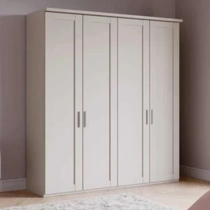 Wiemann Hinged 4 Door Wardrobe With Cornice - Picture 1 of 13