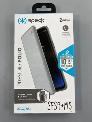 Speck Presidio Folio Case with Stand for Samsung Galaxy S9+ Gray - Image 1 of 3