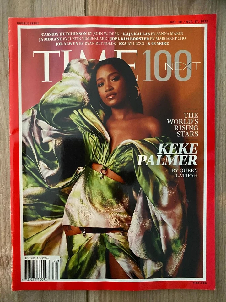 TIME NEXT 100 Rising Stars KEKE PALMER Cover Time Magazine 88 Pages JA MORANT - Image 1 of 1