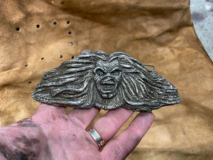 Iron Maiden Gürtelschnalle von Chris Levatino Silber Bronze - Bild 1 von 5