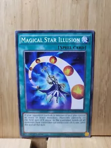 Yu-Gi-Oh!🏆Magical Star Illusion - 1st Edition🏆COMMON Card - Foto 1 di 1
