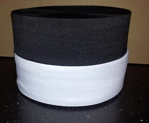 1 M Gummiband 150 mm breit weiß schwarz Neu! - Bild 1 von 1