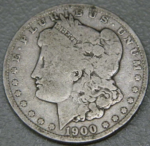 1900 O Morgan Silver Dollar - Very Good VG (Lot #927) - Picture 1 of 2