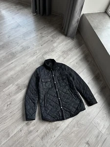 Barbour Akenside men's navy blue quilted jacket Size: M - Picture 1 of 9