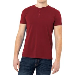 XRAY JEANS Men's Three Button Cranberry(red) T-Shirt Ultimate Stretch Cotton XL - Picture 1 of 9