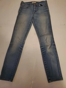 Madewell 10” High Rise Skinny Crop Jean sz 26 Zipper Stretch Casual - Picture 1 of 9