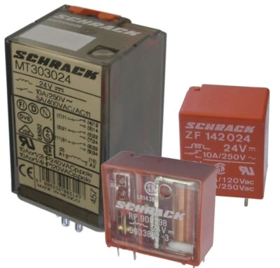 Schrack, relè tyco per numero