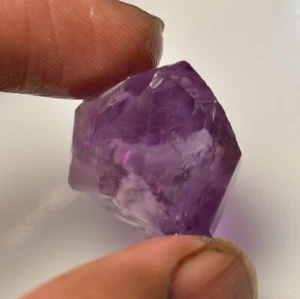 Large Amethyst Rough 46 Cts Natural Brazilian Purple Amethyst Stone For Jewelry - Picture 1 of 5