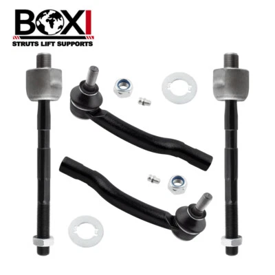 4x Eslabones de extremo de barra de amarre interior y exterior delanteros para Suzuki Grand Vitara 1999-2005 Foto 1 de 4